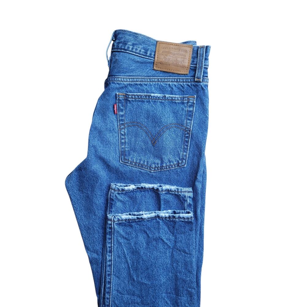 Levi's Big "E" Premium Wedgie Straight Jeans Women's W28 L28 Button Fly
